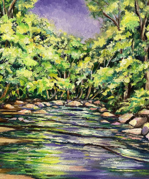 Nickajack Creek Oil Painting