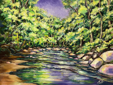 Nickajack Creek Oil Painting